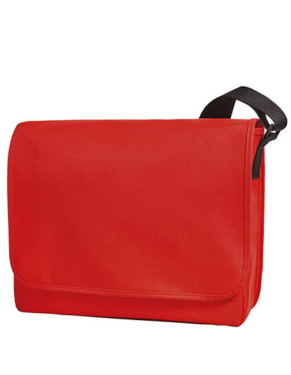 Shoulder Bag Kurier in Red, Größe 36 x 29 x 12 cm