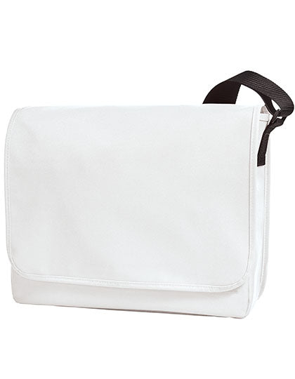 Shoulder Bag Kurier in White, Größe 36 x 29 x 12 cm