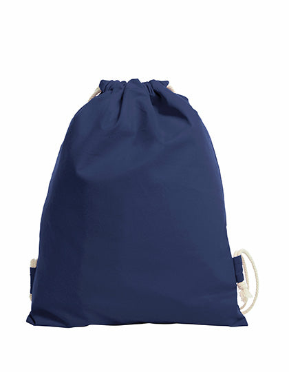 Drawstring Bag Earth in Navy, Größe 38 x 45 cm