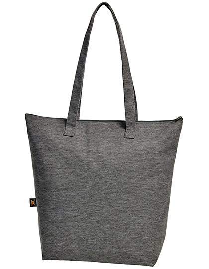 Shopper Jersey in Anthracite, Größe 31 x 40 x 15 cm