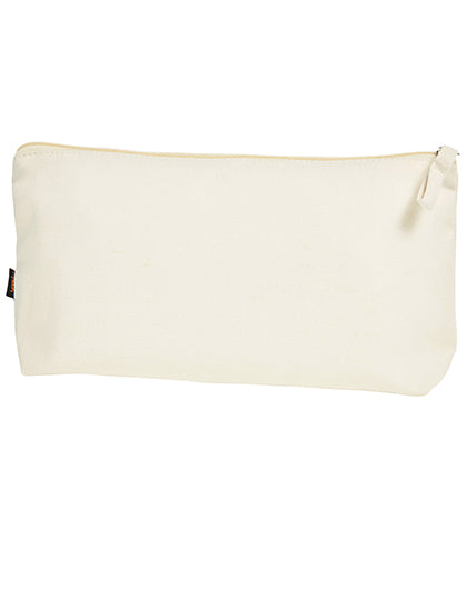 Zipper Bag Organic L in Nature, Größe 30 x 16 x 8 cm