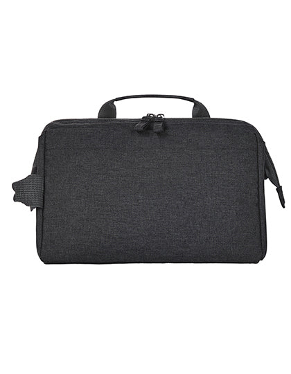 Zip Bag Circle in Black Heather, Größe 26 x 18 x 14 cm