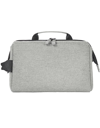 Zip Bag Circle in Light Grey Melange, Größe 26 x 18 x 14 cm