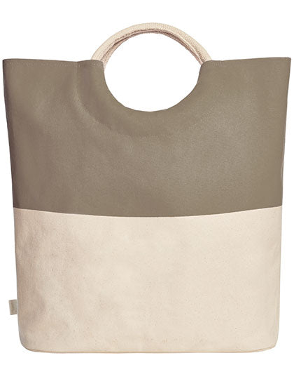 Shopper Sunny in Khaki, Größe 52 x 46 x 17 cm