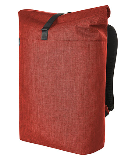 Notebook Roller Backpack Europe in Red Melange, Größe 32 x 48 x 14,5 cm