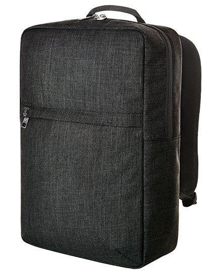 Notebook Backpack Europe in Black-Sprinkle, Größe 28 x 42 x 12 cm
