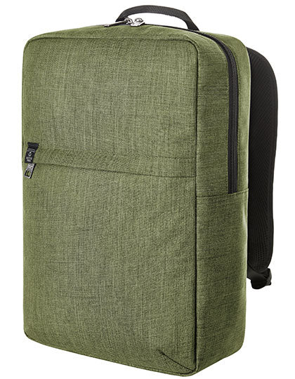 Notebook Backpack Europe in Green-Sprinkle, Größe 28 x 42 x 12 cm