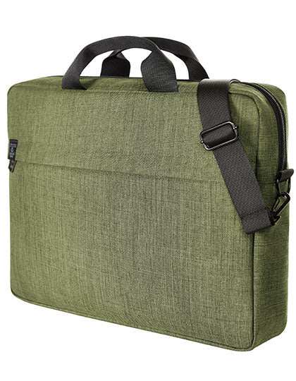 Notebook Bag Europe in Green-Sprinkle, Größe 39 x 29 x 8 cm