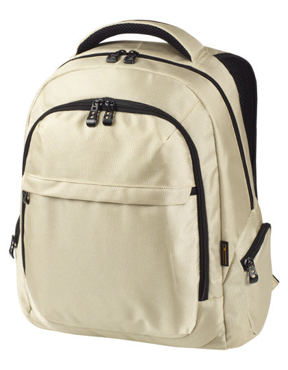 Notebook Backpack Mission in Beige, Größe 30 x 43 x 14 cm