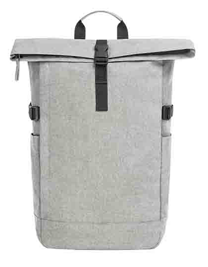 Notebook Backpack Circle in Light Grey Melange, Größe 35 x 47 x 16 cm