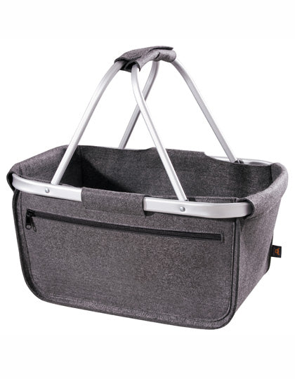 Felt Shopper Basket in Anthracite, Größe 45 x 25 x 25 cm