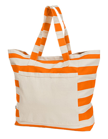 Shopper Beach in Orange, Größe 42 x 46 x 18 cm