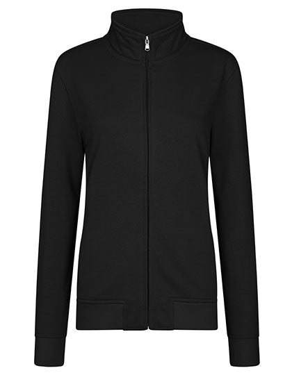 Women´s Premium Full-Zip Sweat Jacket in Black, Größe 5XL
