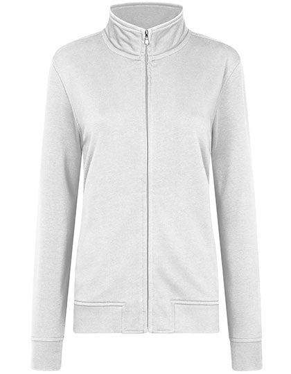 Women´s Premium Full-Zip Sweat Jacket in White, Größe 5XL