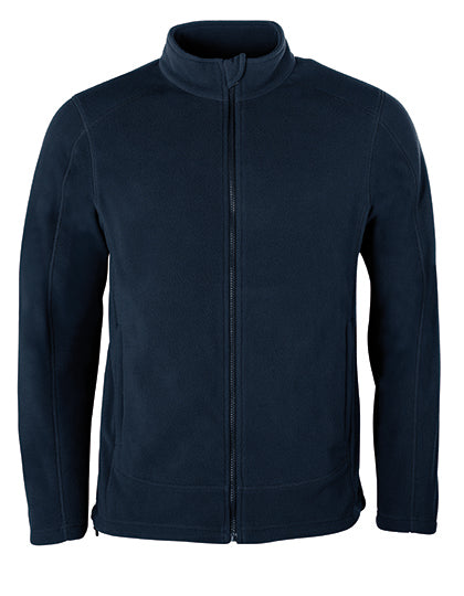 Men´s Full- Zip Fleece Jacket in Navy, Größe 5XL