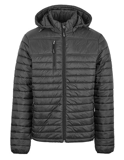 Men´s Premium Quilted Jacket in Black, Größe 5XL