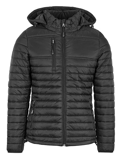 Women´s Premium Quilted Jacket in Black, Größe 3XL