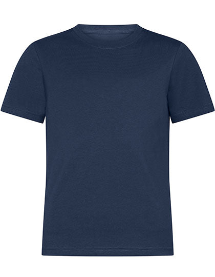 Kids´ Organic Luxury Roundneck Tees in Navy, Größe 3XL (158/13-14)