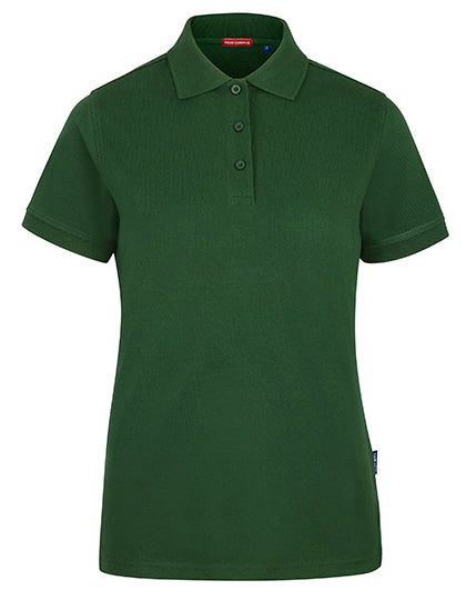 Women´s Heavy Performance Polo in Bottle Green, Größe 5XL