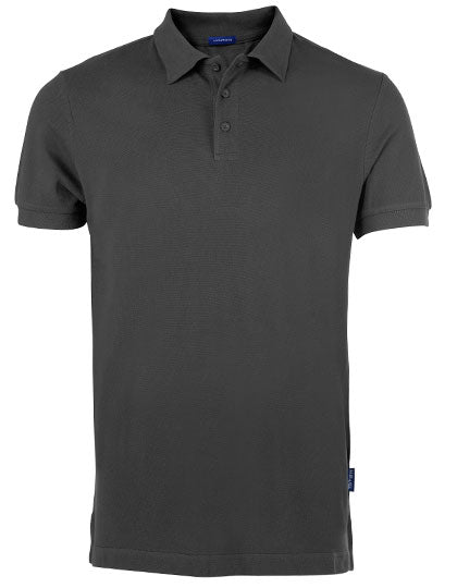 Men´s Luxury Polo in Dark Grey, Größe 6XL