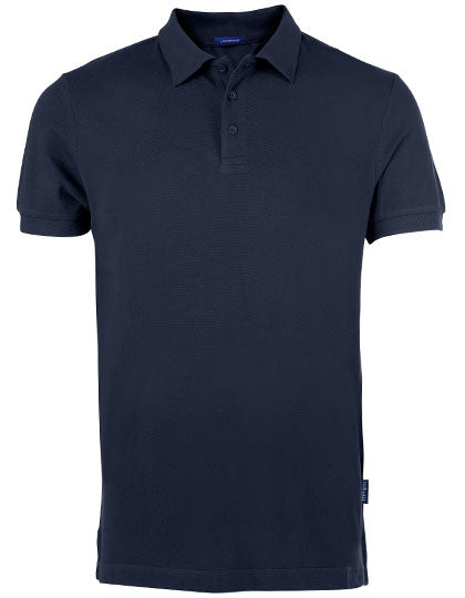 Men´s Luxury Polo in Navy, Größe 6XL