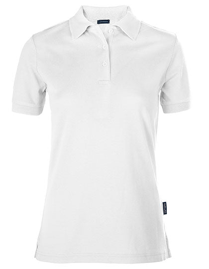 Women´s Luxury Polo in White, Größe 5XL
