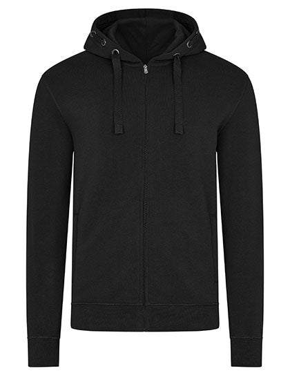 Men´s Premium Hooded Jacket in Black, Größe 6XL