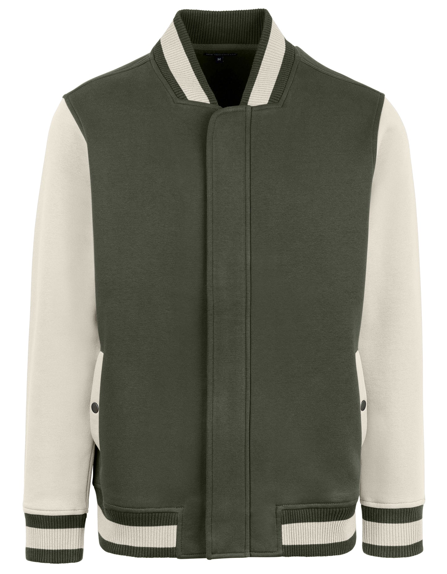 Men´s Premium College Jacket in Olive, Größe 5XL