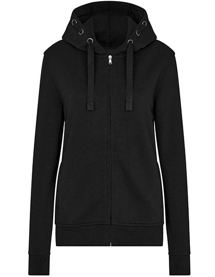 Women´s Premium Hooded Jacket in Black, Größe 5XL