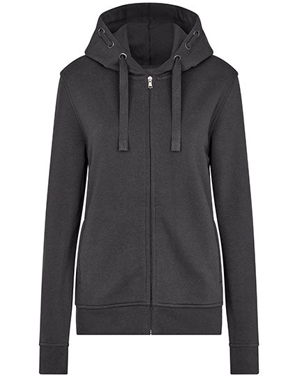 Women´s Premium Hooded Jacket in Dark Grey, Größe 5XL