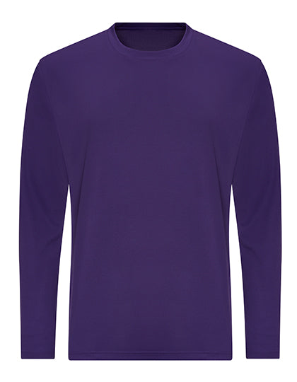 Long Sleeve Cool T in Purple, Größe XXL