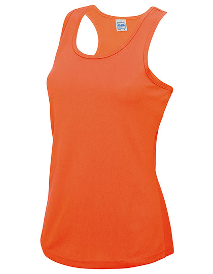 Women´s Cool Vest in Electric Orange, Größe XL