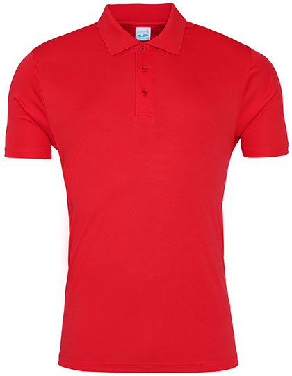 Cool Smooth Polo in Fire Red, Größe 3XL