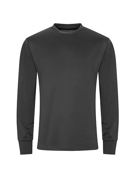 Long Sleeve Active T in Charcoal (Solid), Größe XXL