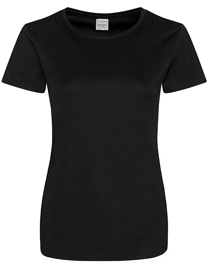 Women´s Cool Smooth T in Jet Black, Größe XL
