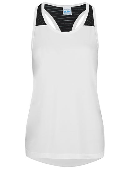 Women´s Cool Smooth Workout Vest in Arctic White, Größe XL