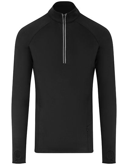 Cool-Flex 1/2 Zip Top in Jet Black, Größe XXL