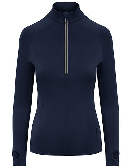 Women´s Cool-Flex 1/2 Zip Top in French Navy, Größe XL