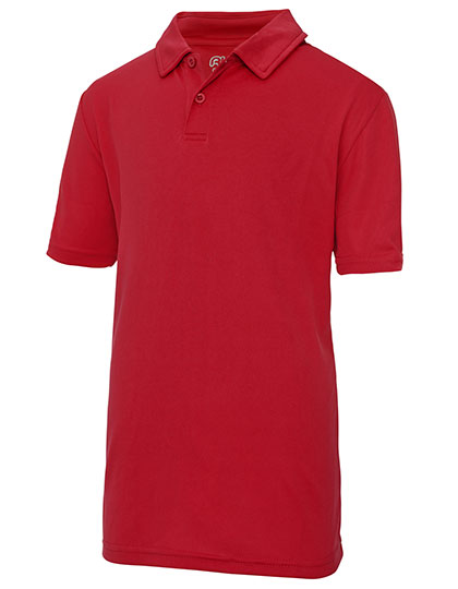 Kids´ Cool Polo in Fire Red, Größe 12/13 (XL)