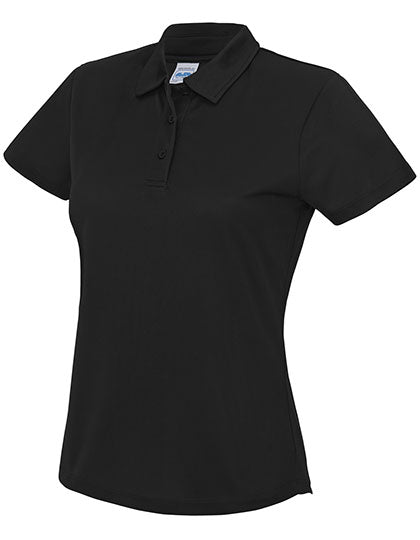 Women´s Cool Polo in Jet Black, Größe XXL