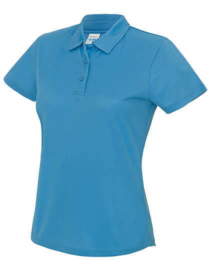 Women´s Cool Polo in Sapphire Blue, Größe XL