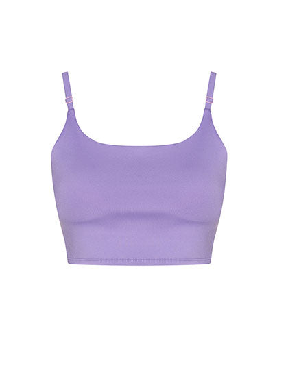 Women´s Recycled Tech Sports Bra in Digital Lavender, Größe XL