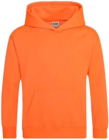Kids´ Electric Hoodie in Electric Orange, Größe 12/13 (XL)