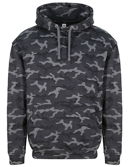 Camo Hoodie in Black Camo, Größe XXL