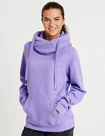 Cross Neck Hoodie