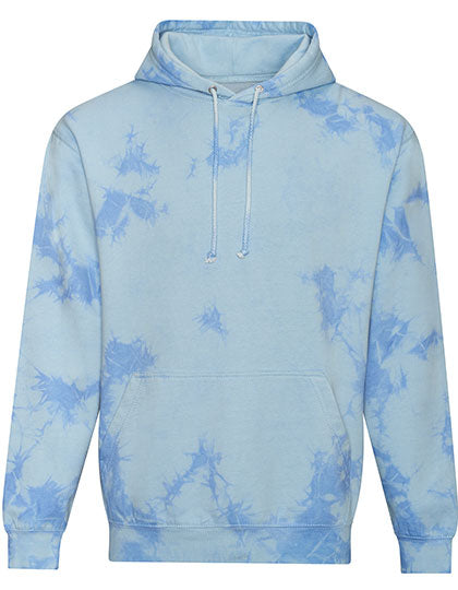 Tie-Dye Hoodie in Blue Cloud, Größe XXL
