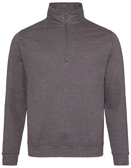 Sophomore 1/4 Zip Sweat in Charcoal (Heather), Größe XXL