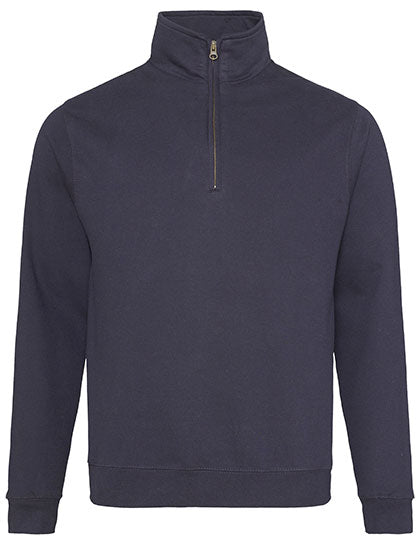 Sophomore 1/4 Zip Sweat in New French Navy, Größe XXL