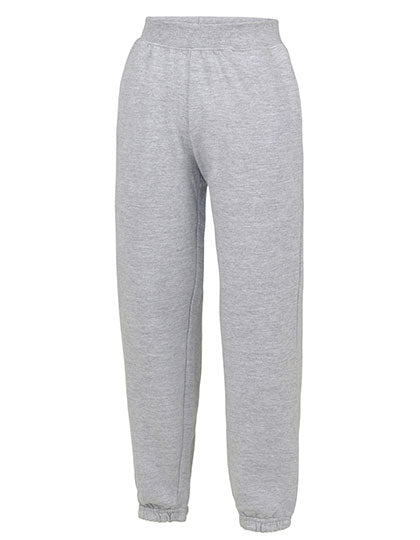 Kids´ Cuffed Jogpants in Heather Grey, Größe 12/13 (XL)