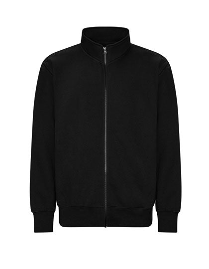 Campus Full Zip Sweat in Deep Black, Größe XXL